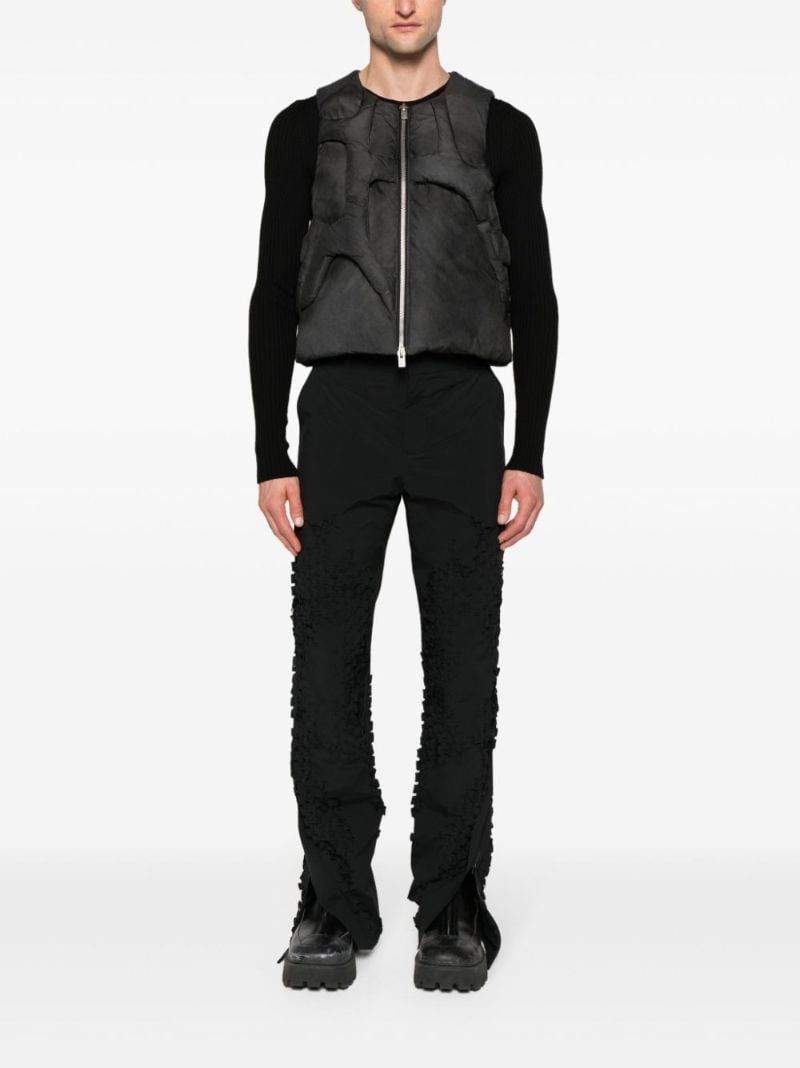 Black Diffusion Quilted Gilet