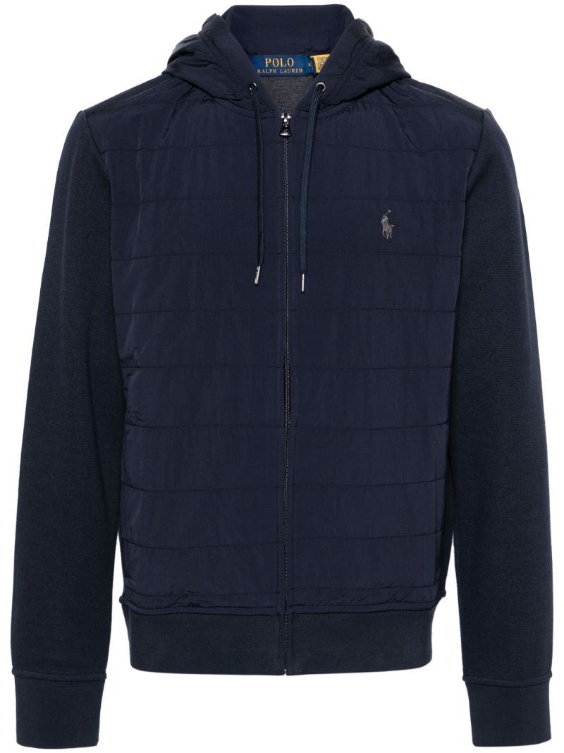 Blue Polo Pony Hooded Jacket