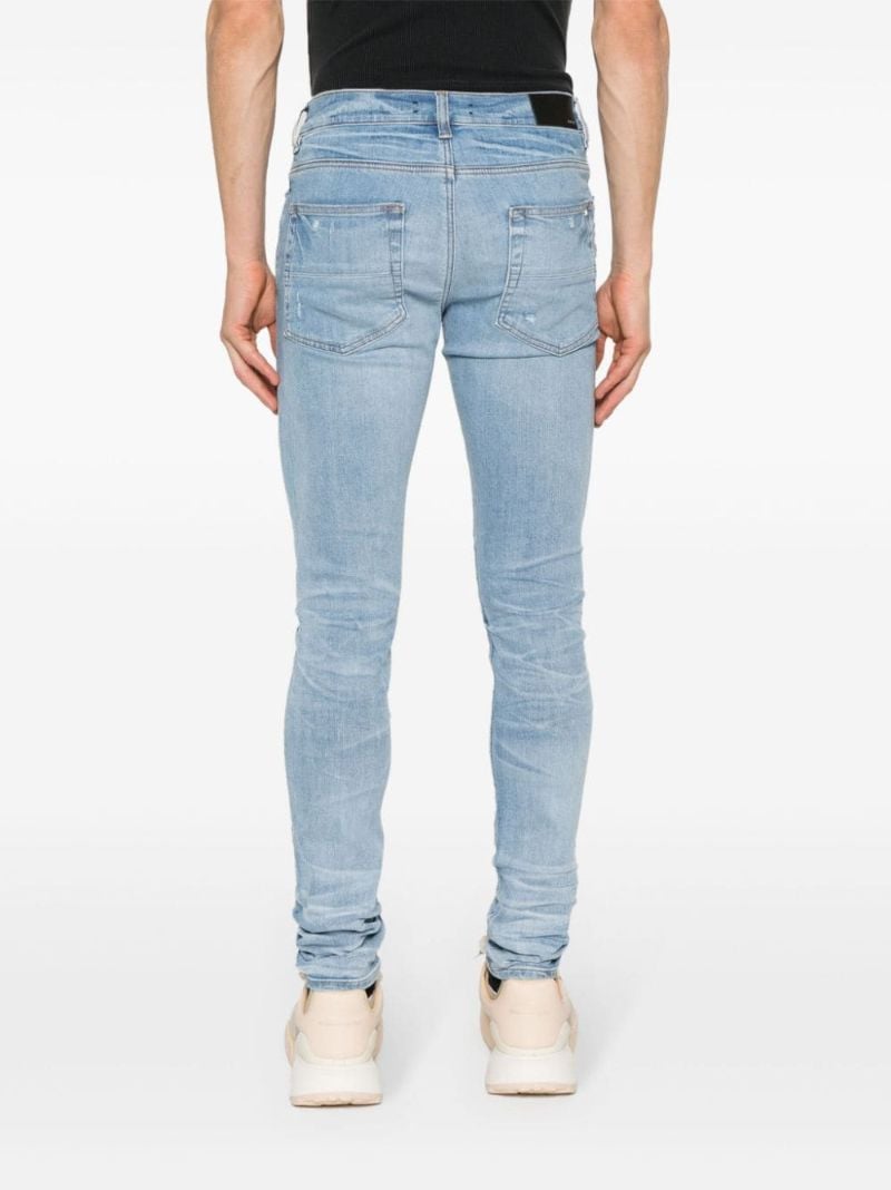 Blue Stack Skinny Jeans