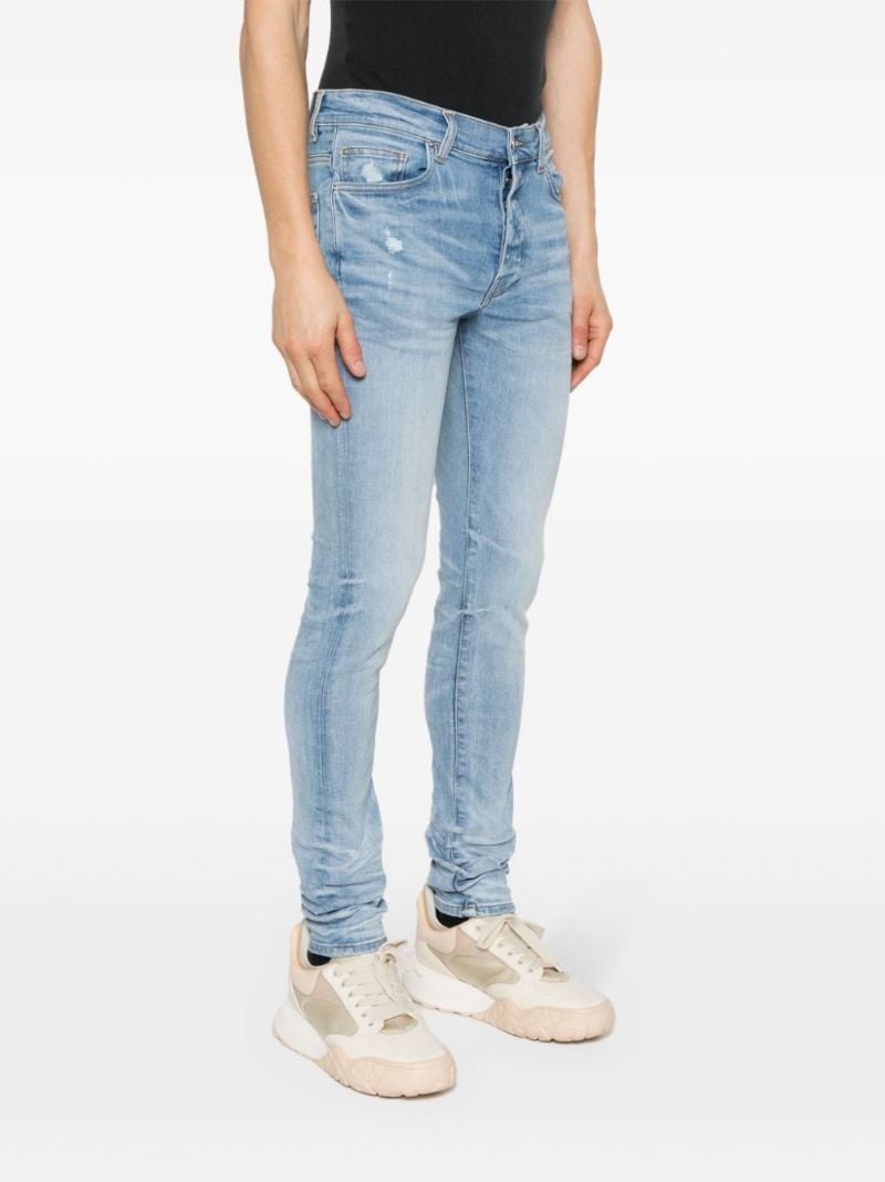 Blue Stack Skinny Jeans