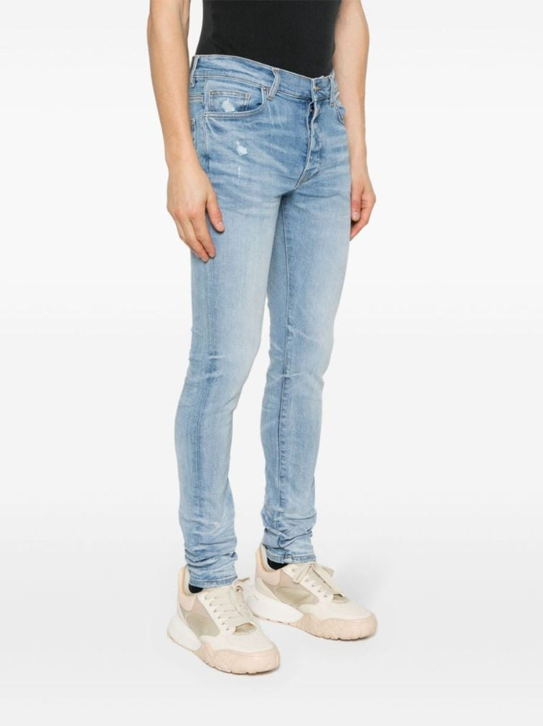 Blue Stack Skinny Jeans