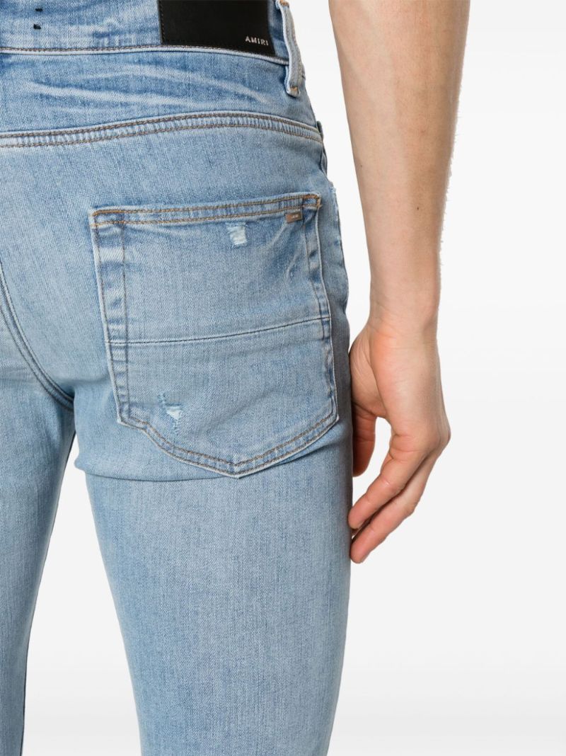 Blue Stack Skinny Jeans
