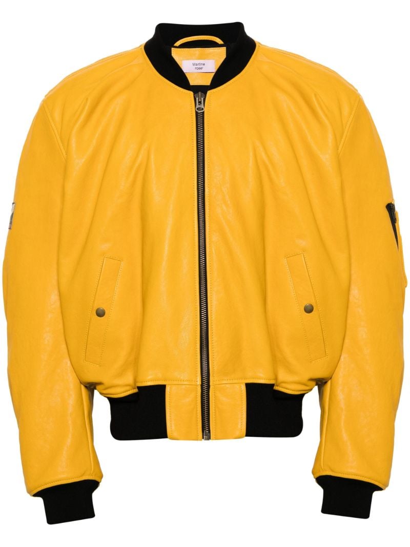 Logo-appliquÃ_x0083_Â© Bomber Jacket