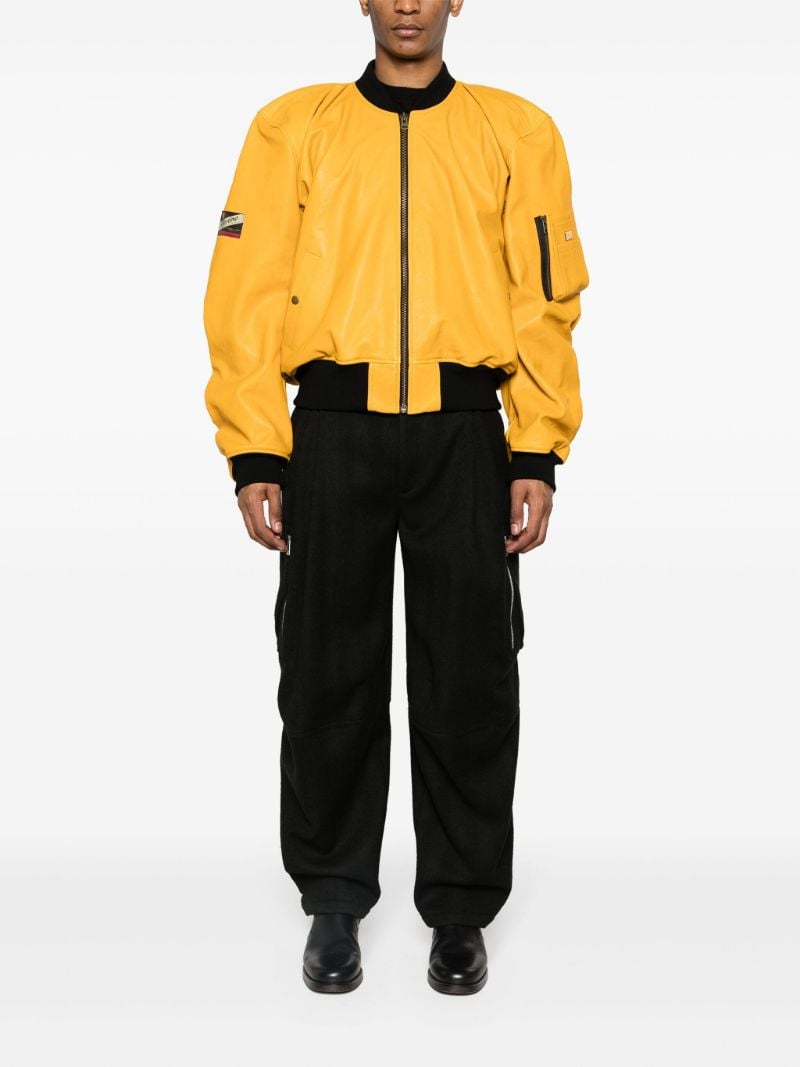 Logo-appliquÃ_x0083_Â© Bomber Jacket