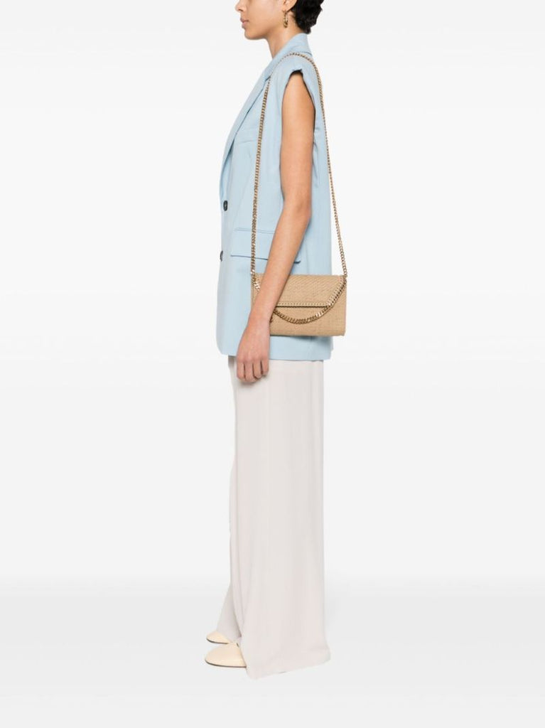 Brown Mini Falabella Shoulder Bag