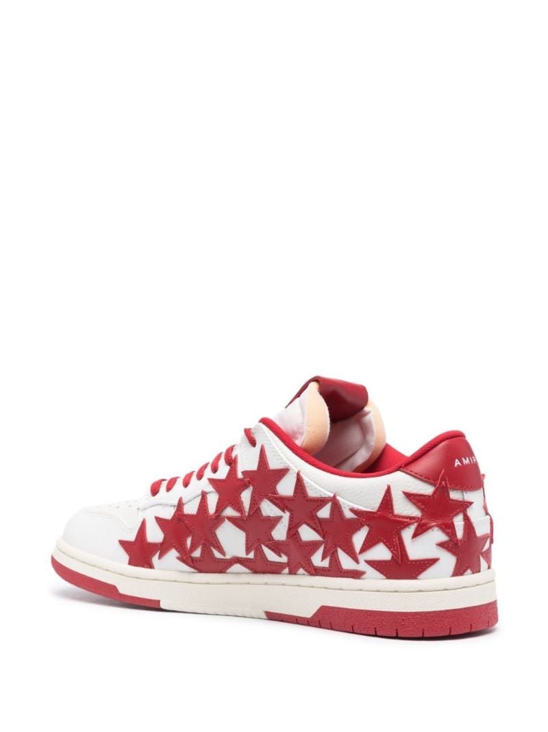 Red Stars Leather Sneakers