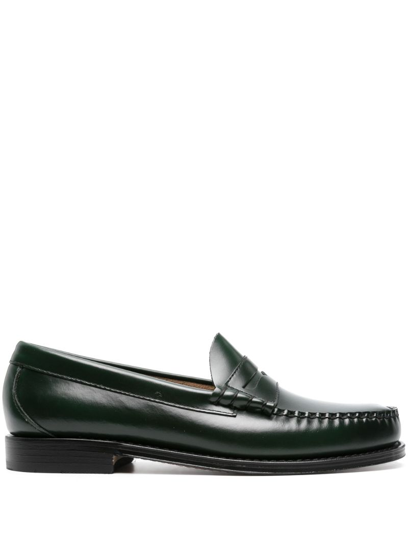 Green Weejuns Larson Penny Leather Loafers