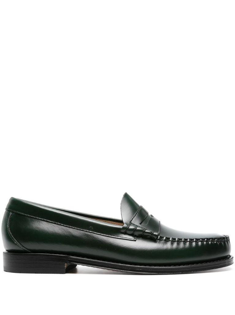 Green Weejuns Larson Penny Leather Loafers