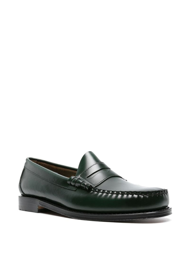Green Weejuns Larson Penny Leather Loafers