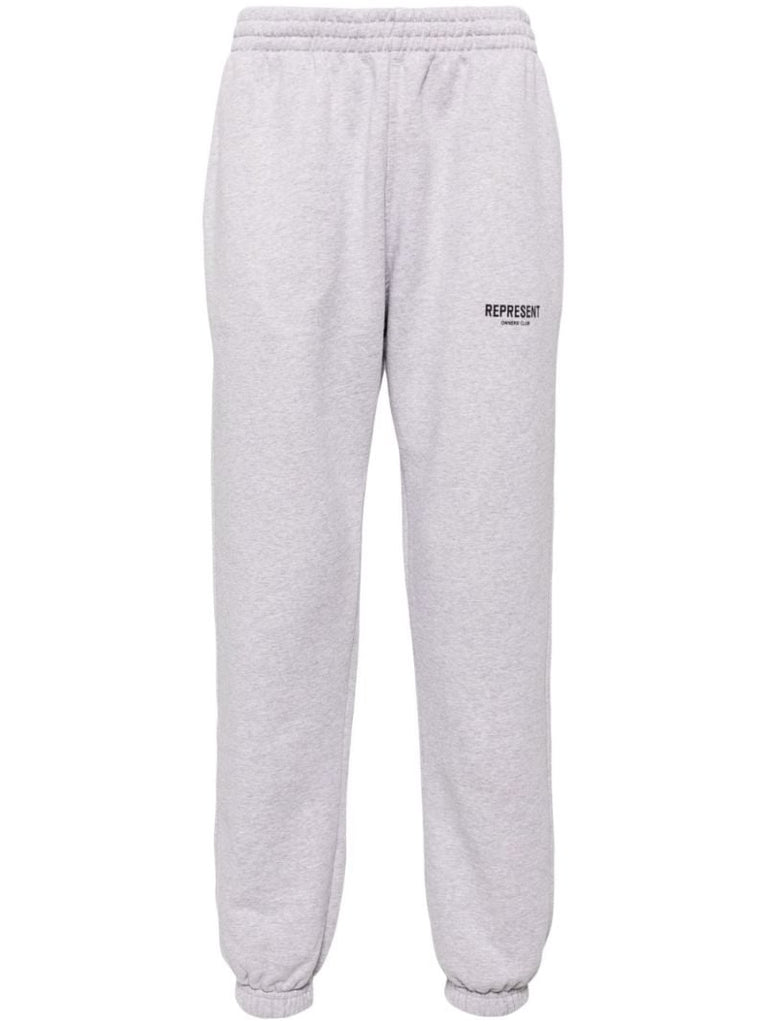Grey Owners Club Cotton Track Pants