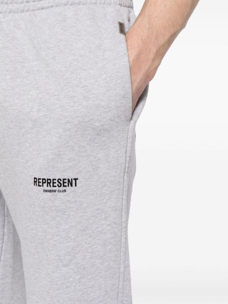 Grey Owners Club Cotton Track Pants
