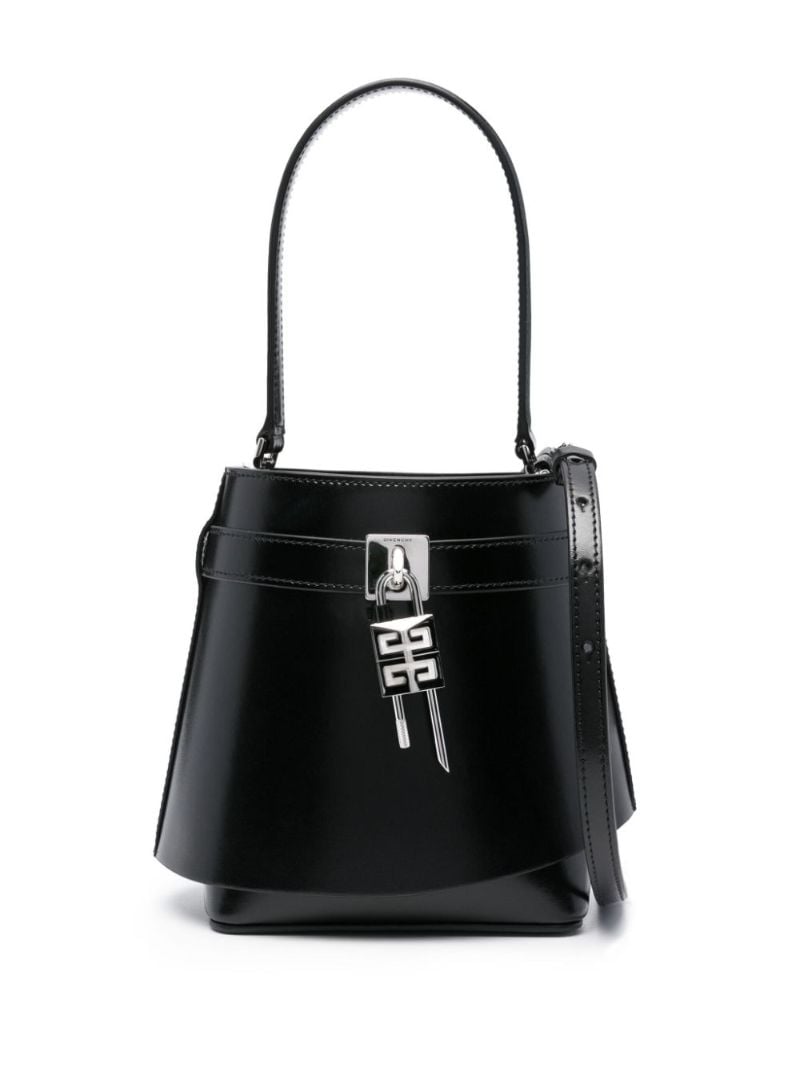 Black Shark Lock Bucket Bag