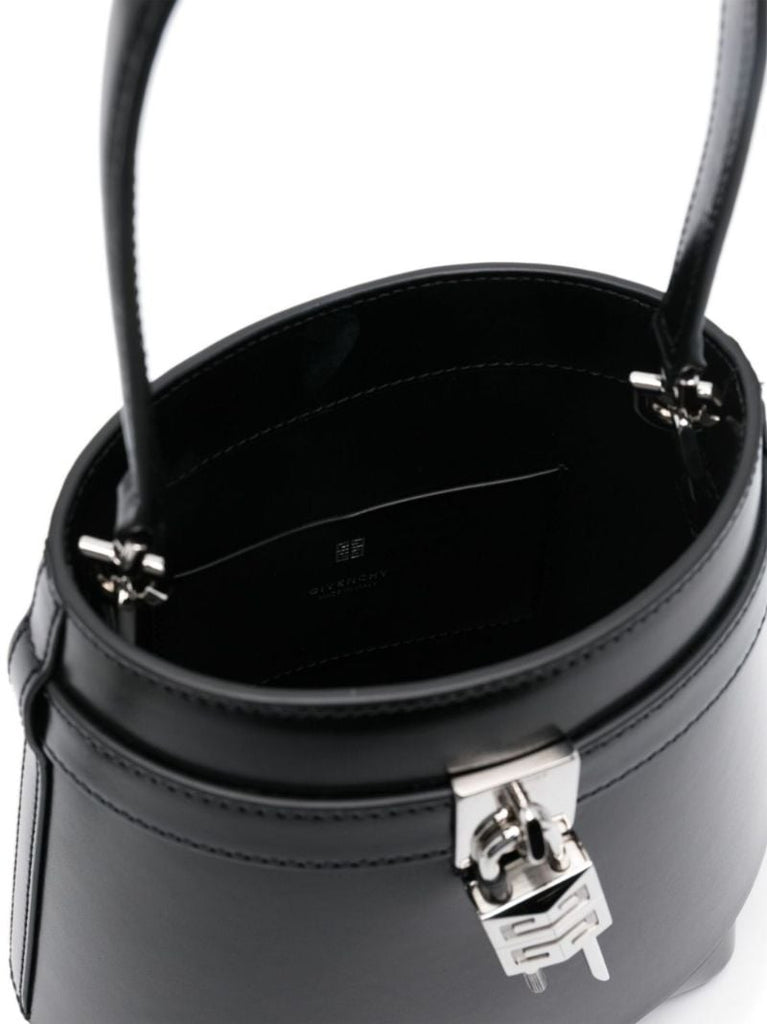 Black Shark Lock Bucket Bag