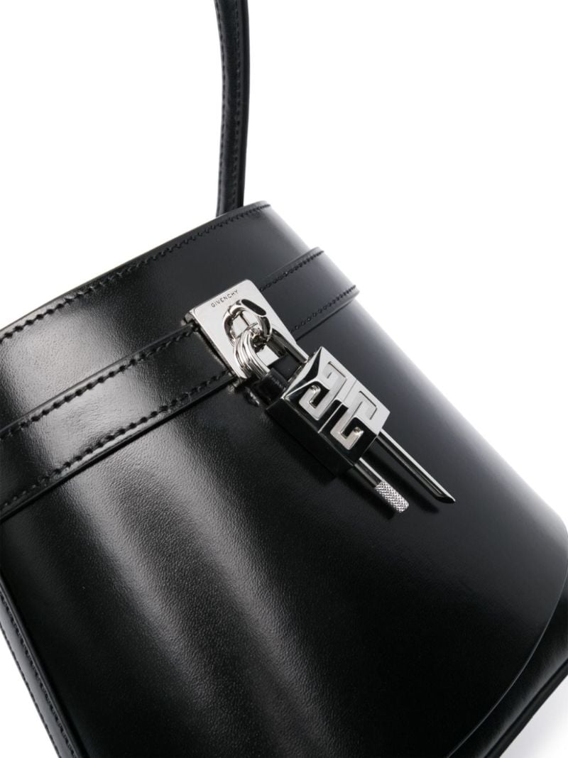 Black Shark Lock Bucket Bag