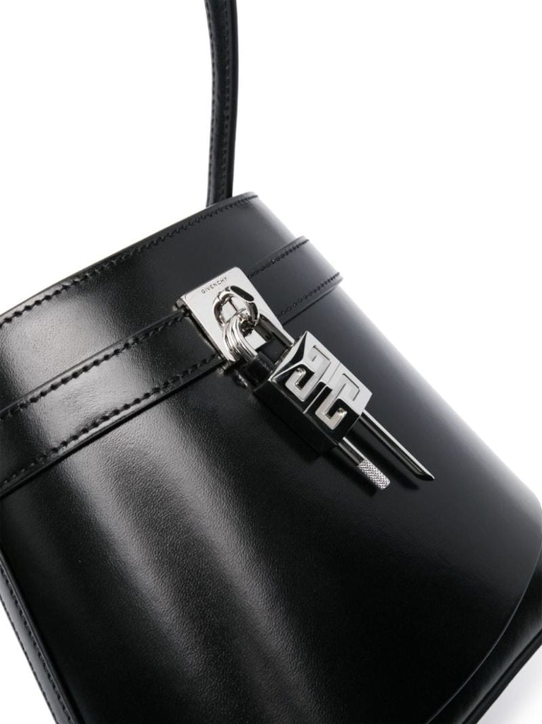 Black Shark Lock Bucket Bag