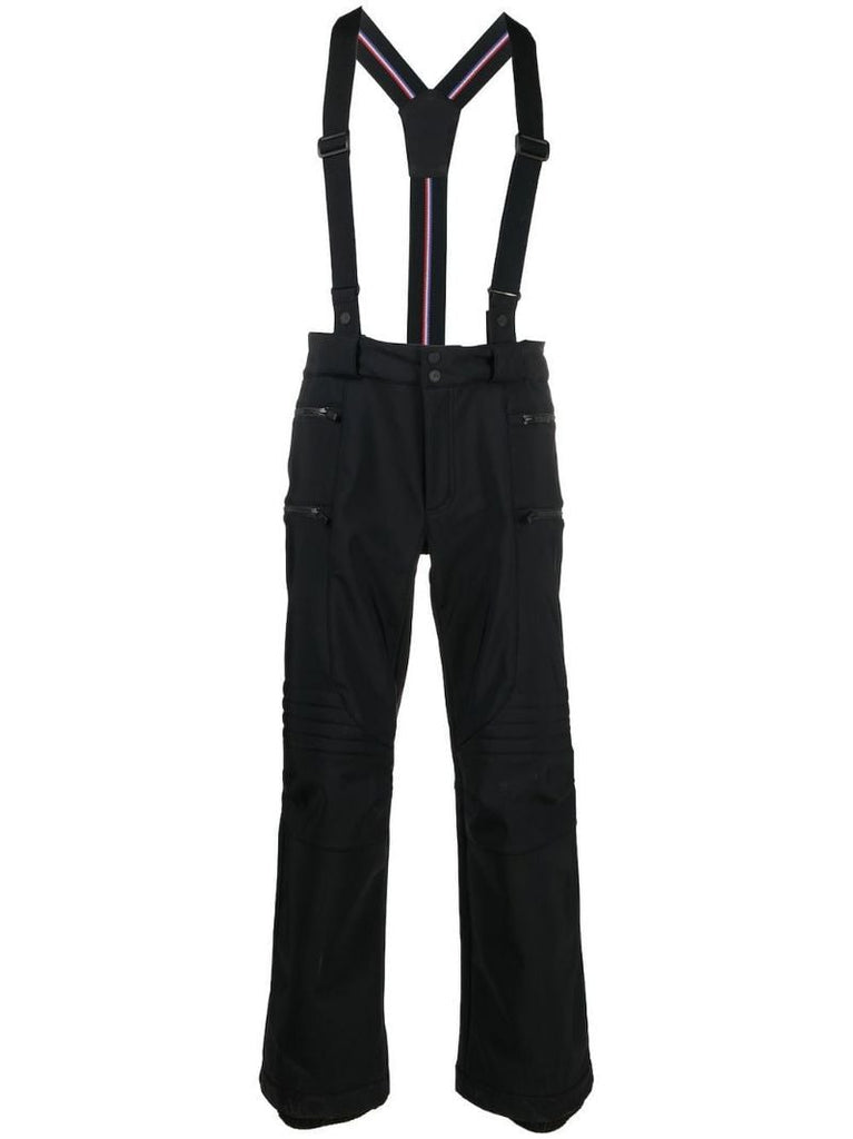 Black Flash Padded Ski Trousers