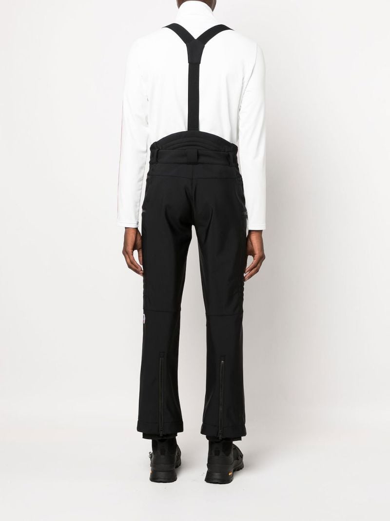 Black Flash Padded Ski Trousers