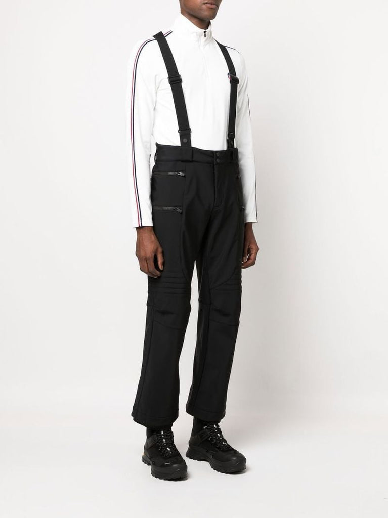 Black Flash Padded Ski Trousers