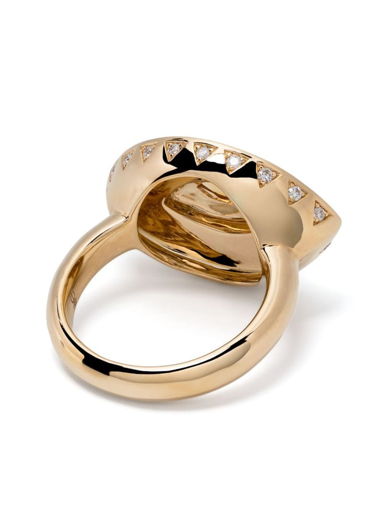 18k Yellow Gold CleopatraÃ¢â_x0082_¬â_x0084_¢s Eye Diamond Ring