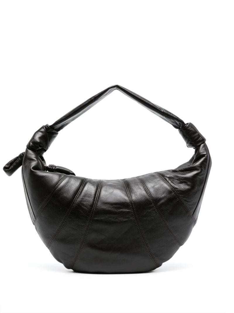 Brown Medium Croissant Shoulder Bag