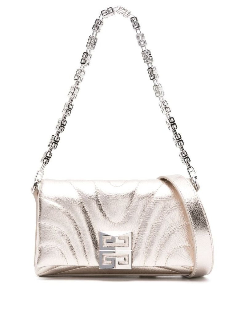Gold-tone 4g Leather Shoulder Bag