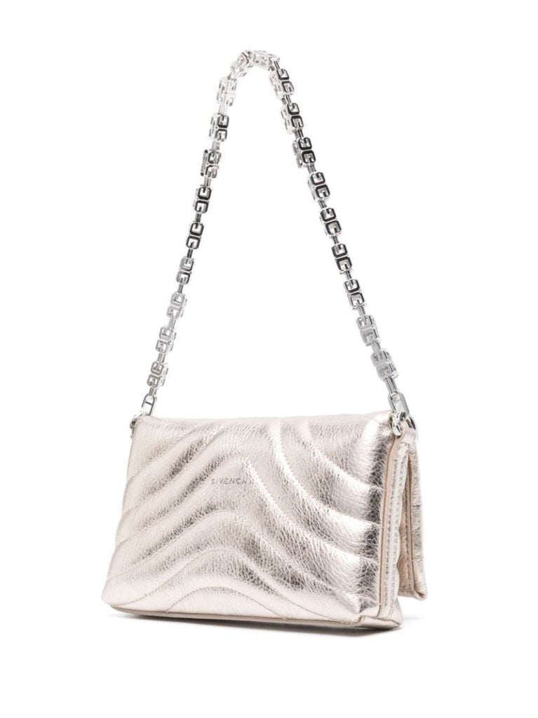 Gold-tone 4g Leather Shoulder Bag