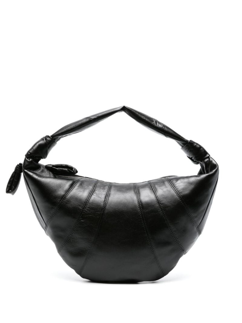 Black Large Croissant Shoulder Bag