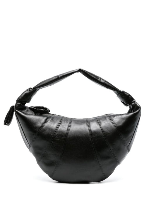 Black Large Croissant Shoulder Bag