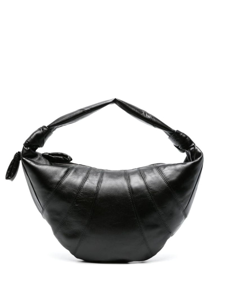 Black Large Croissant Shoulder Bag