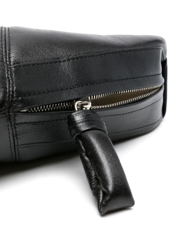 Black Large Croissant Shoulder Bag