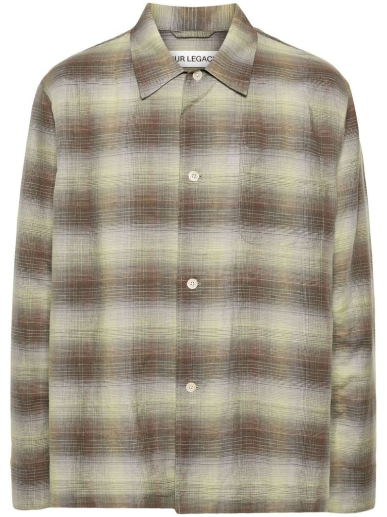 Green Box Checked Shirt