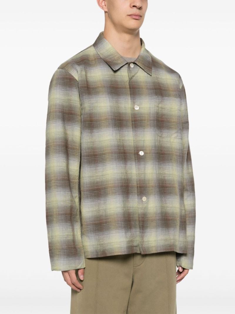 Green Box Checked Shirt