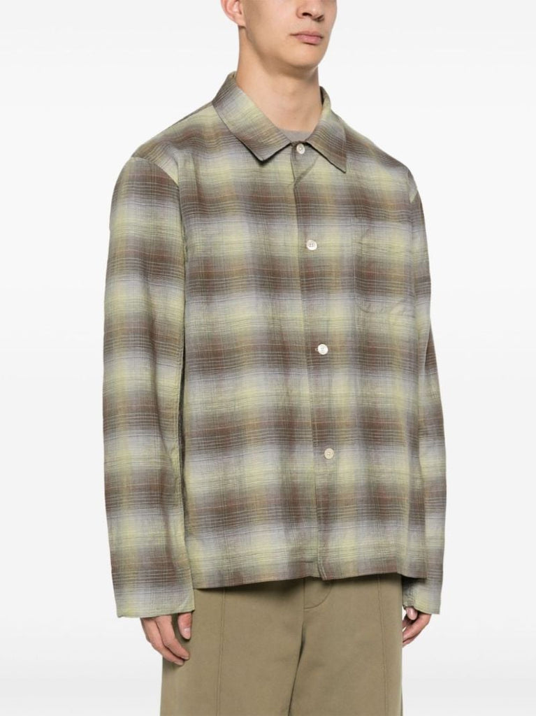 Green Box Checked Shirt