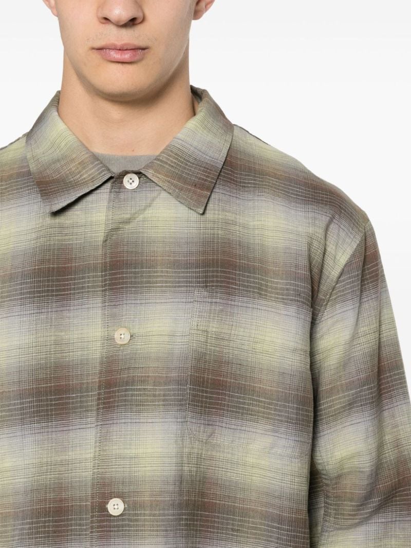 Green Box Checked Shirt
