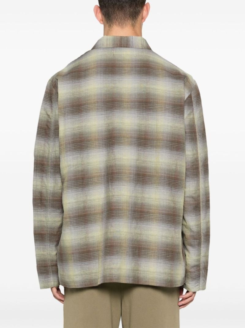 Green Box Checked Shirt