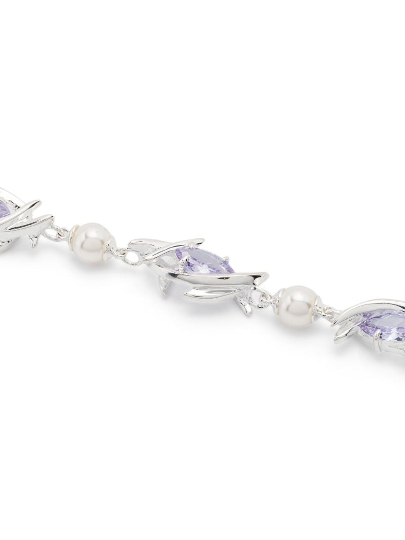 Sterling Silver Eryn Navette Choker Necklace