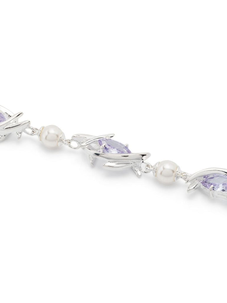 Sterling Silver Eryn Navette Choker Necklace