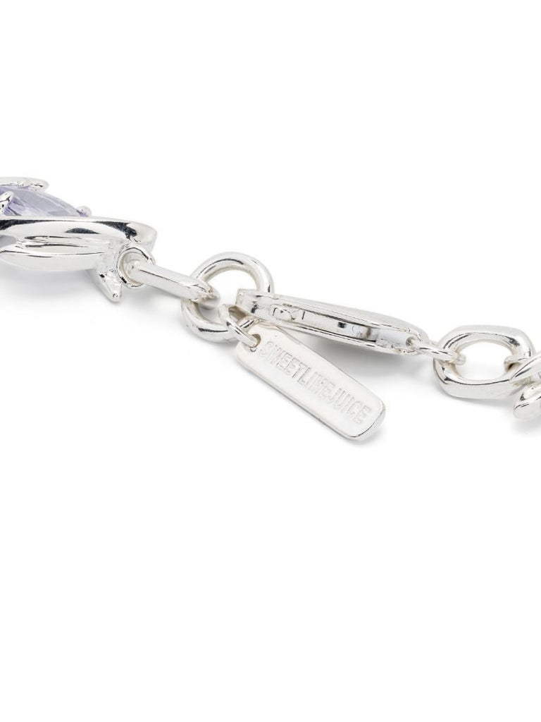 Sterling Silver Eryn Navette Choker Necklace