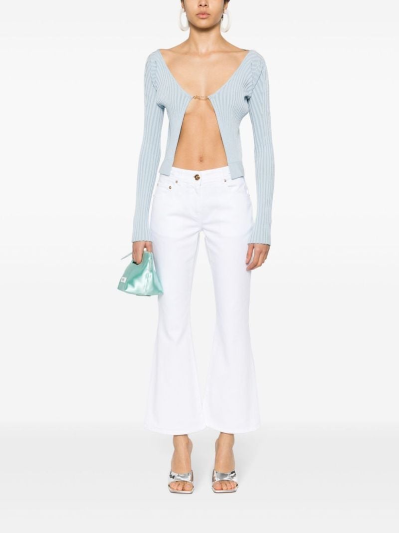 White Medusa '95 Mid-rise Flared Jeans