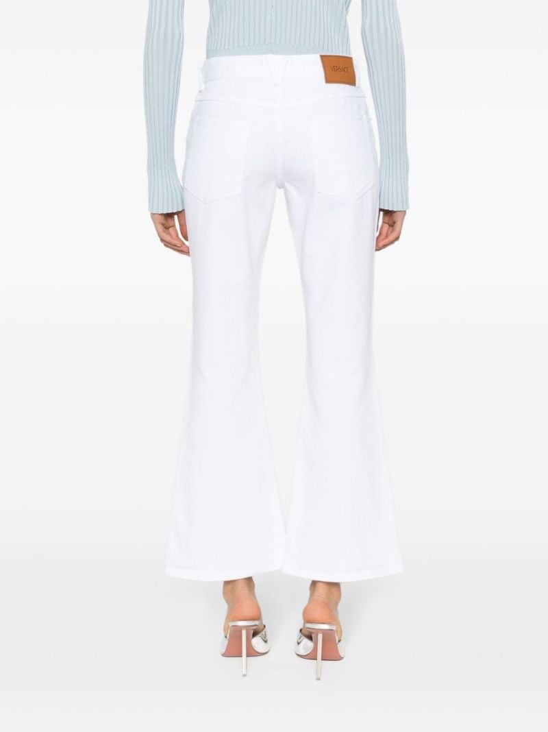 White Medusa '95 Mid-rise Flared Jeans