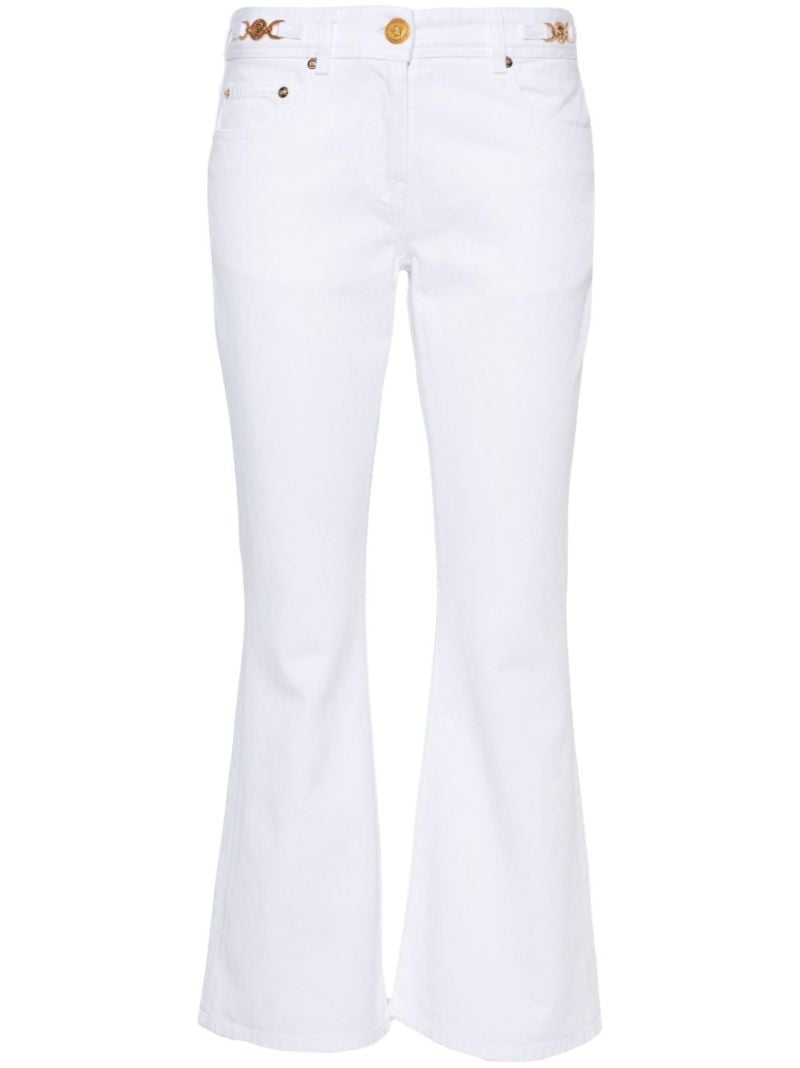 White Medusa '95 Mid-rise Flared Jeans