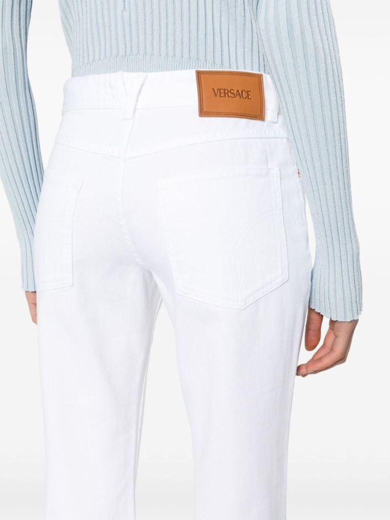 White Medusa '95 Mid-rise Flared Jeans