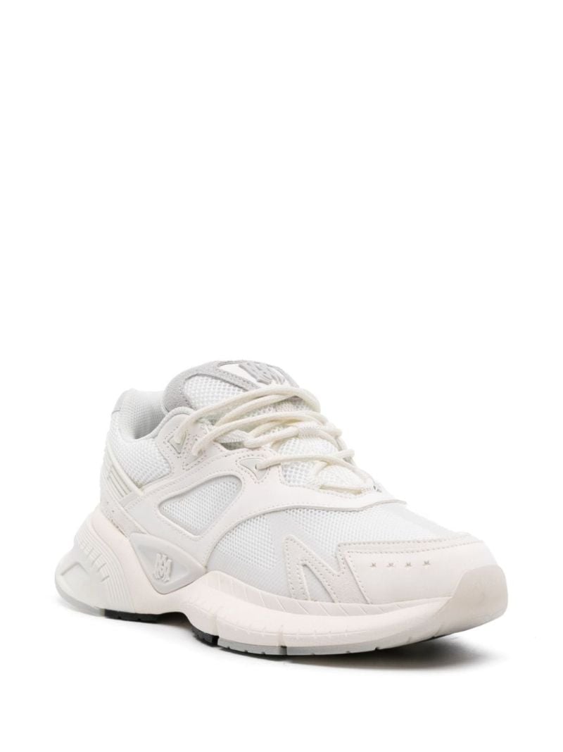 White Ma-runner Panelled Sneakers