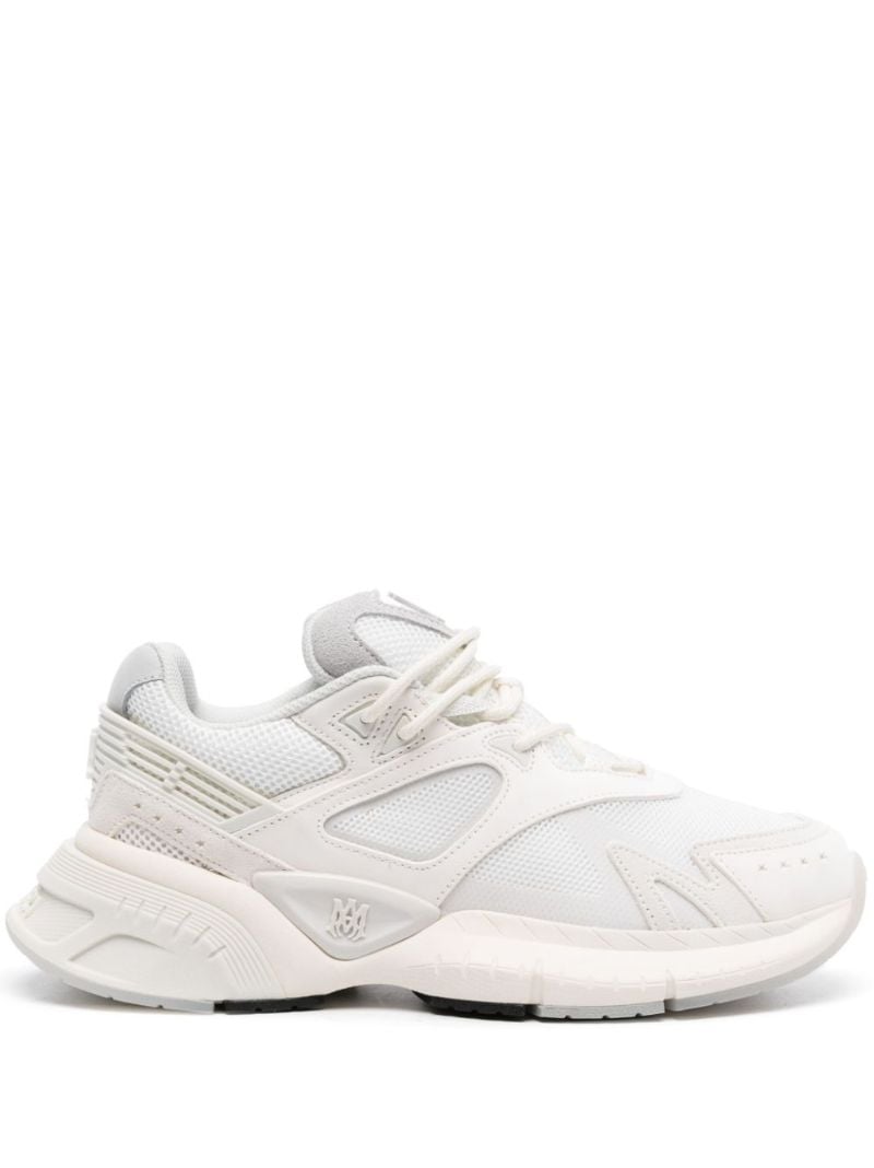 White Ma-runner Panelled Sneakers