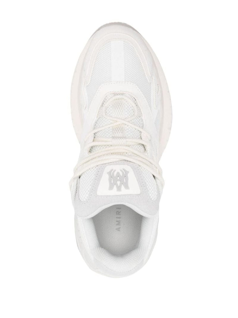 White Ma-runner Panelled Sneakers