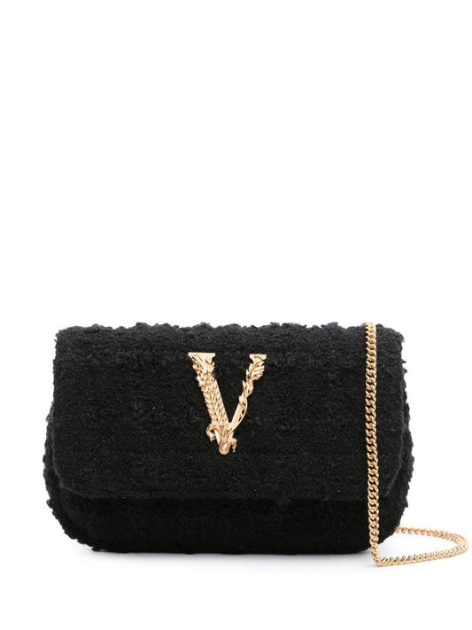 Black Virtus BouclÃ_x0083_Â© Crossbody Bag