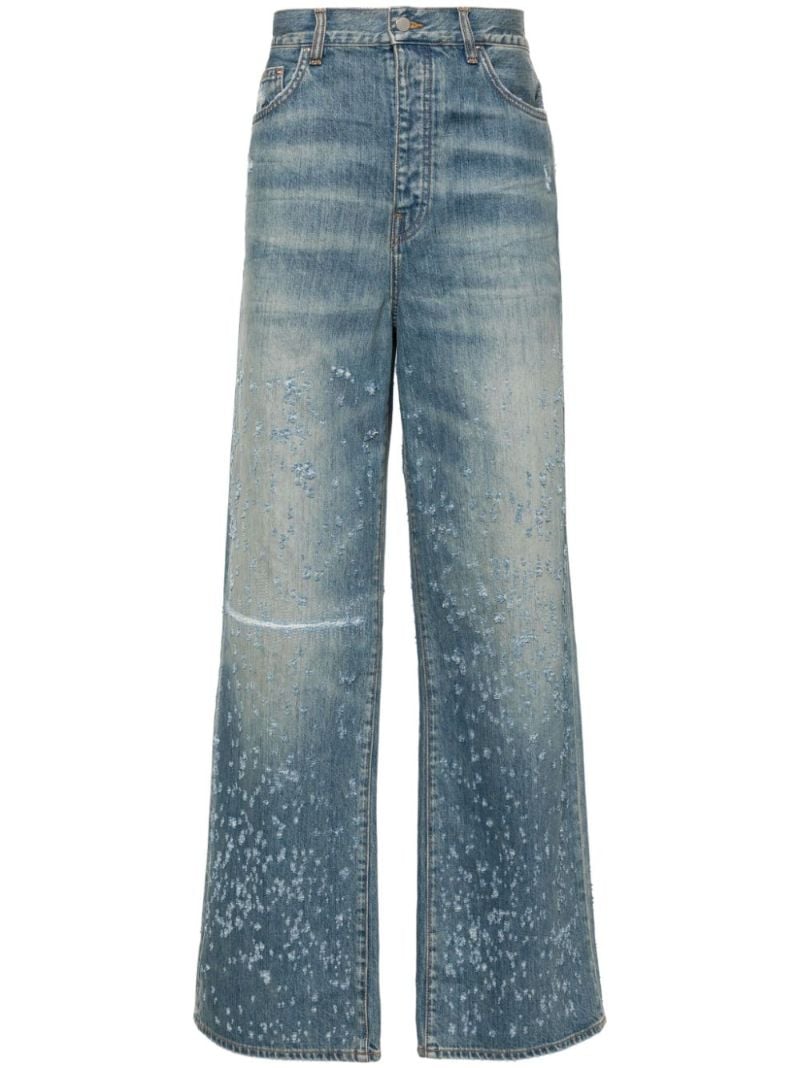 Blue Shotgun Wide-leg Jeans