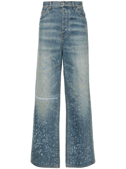 Blue Shotgun Wide-leg Jeans