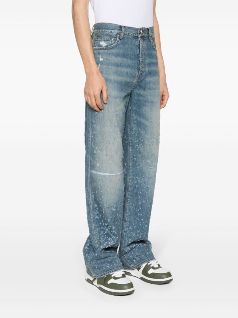 Blue Shotgun Wide-leg Jeans