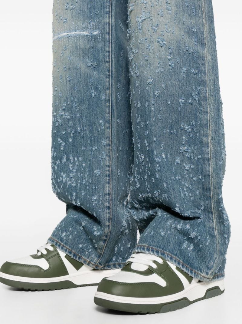 Blue Shotgun Wide-leg Jeans